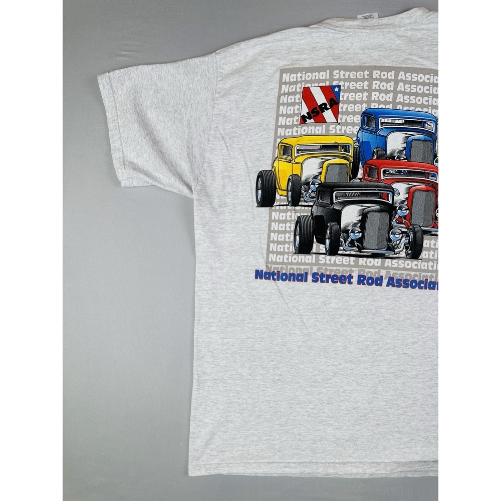 Vintage Y2K Hot Rod T Shirt NSRA Western Street Rod Nationals XL 2002 Car Show - Picture 6 of 9